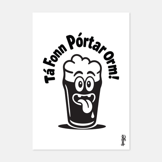 I Fancy a Porter! - Print
