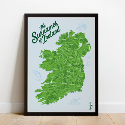 The Surnames of Ireland - Print