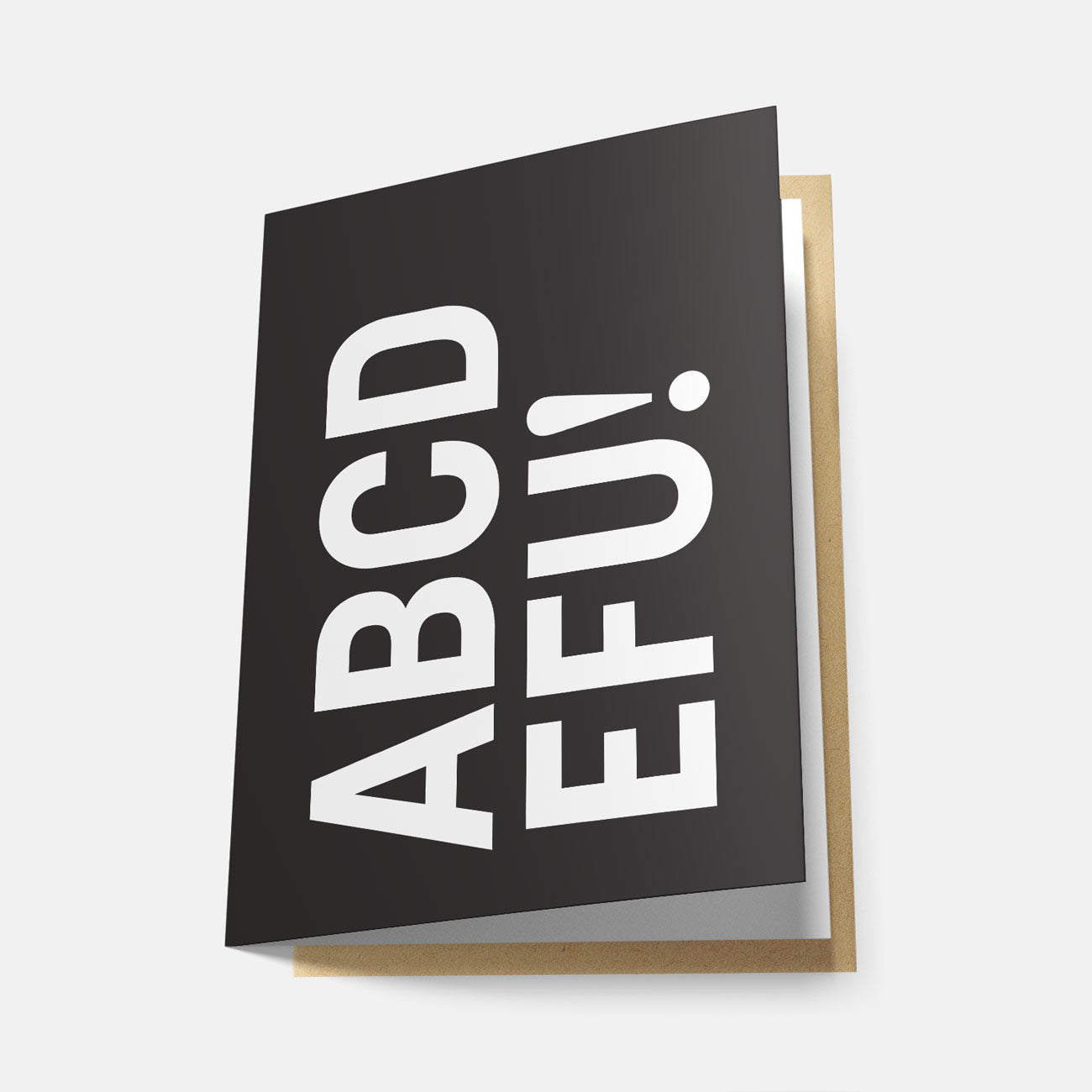 ABCDEFU! Greeting Card