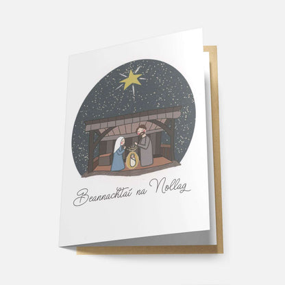 Nollaig Shona - Pacáiste de 6 Chárta Beannachta