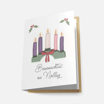 Nollaig Shona - Pacáiste de 6 Chárta Beannachta