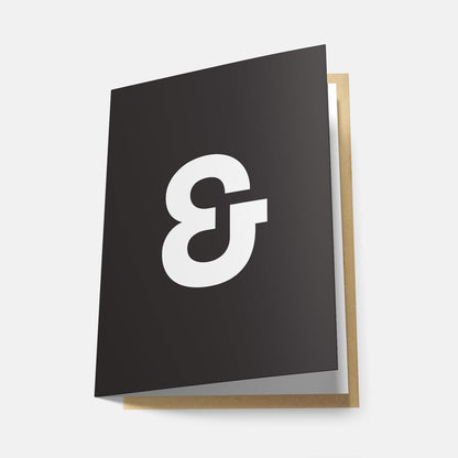 & - Greeting Card
