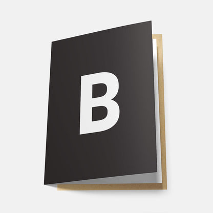 B - Greeting Card
