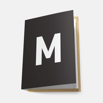 M - Greeting Card