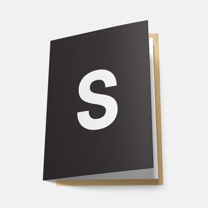 S - Greeting Card
