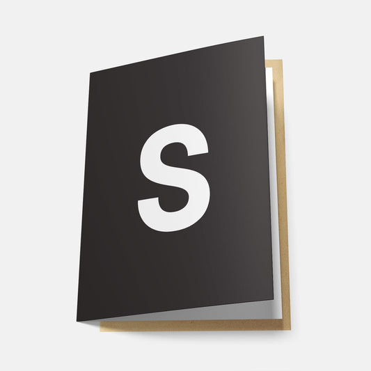 S - Greeting Card