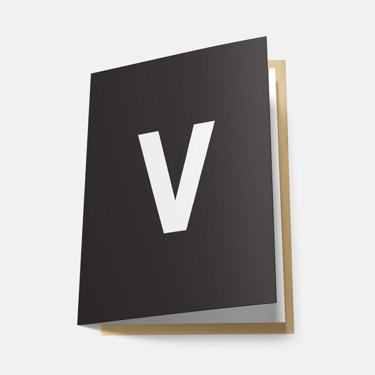V - Greeting Card