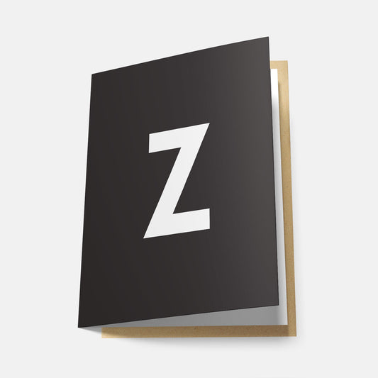 Z - Greeting Card