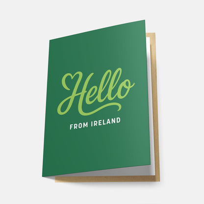 Hello From Ireland - Greeting Card