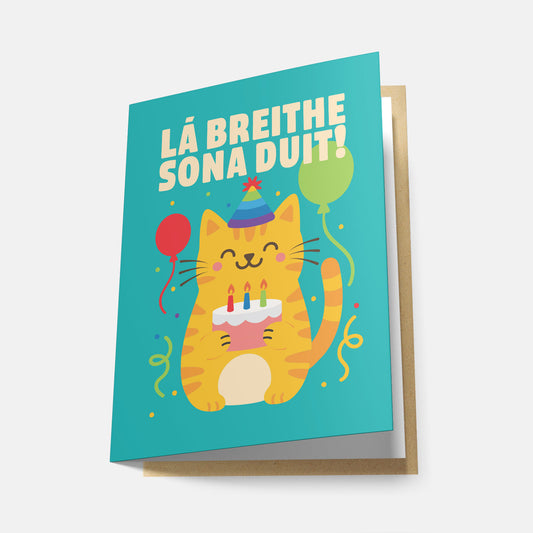 Lá Breithe Sona Duit! - Greeting Card