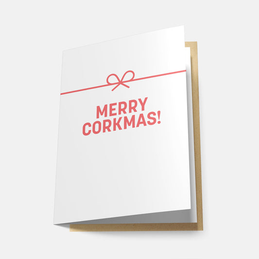 Merry Corkmas - Greeting Card