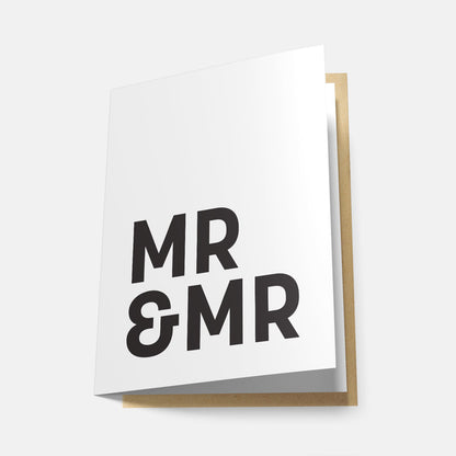 Mr & Mr - Greeting Card