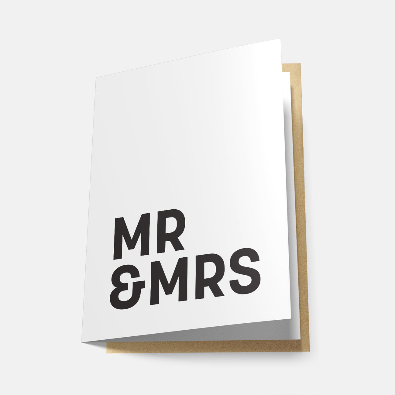 Mr & Mrs - Greeting Card