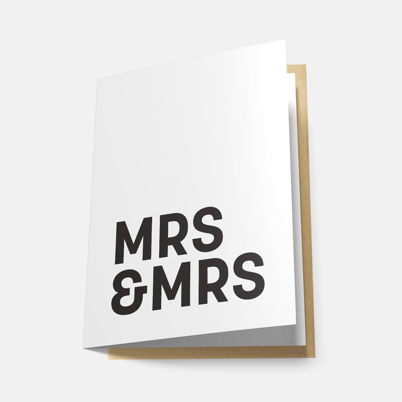 Mrs & Mrs - Greeting Card