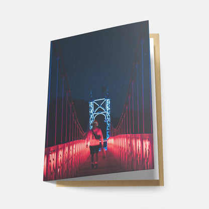 Christmas on the Shakey Bridge - Greeting Card
