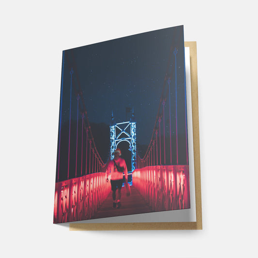 Christmas on the Shakey Bridge - Greeting Card