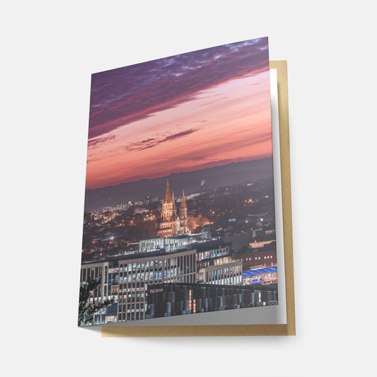 Smouldering Sunset - Greeting Card