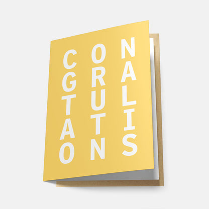 Congratulations (Rainbow Series) - Greeting Card