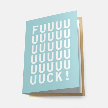 Fuuuck (Rainbow Series) - Greeting Card