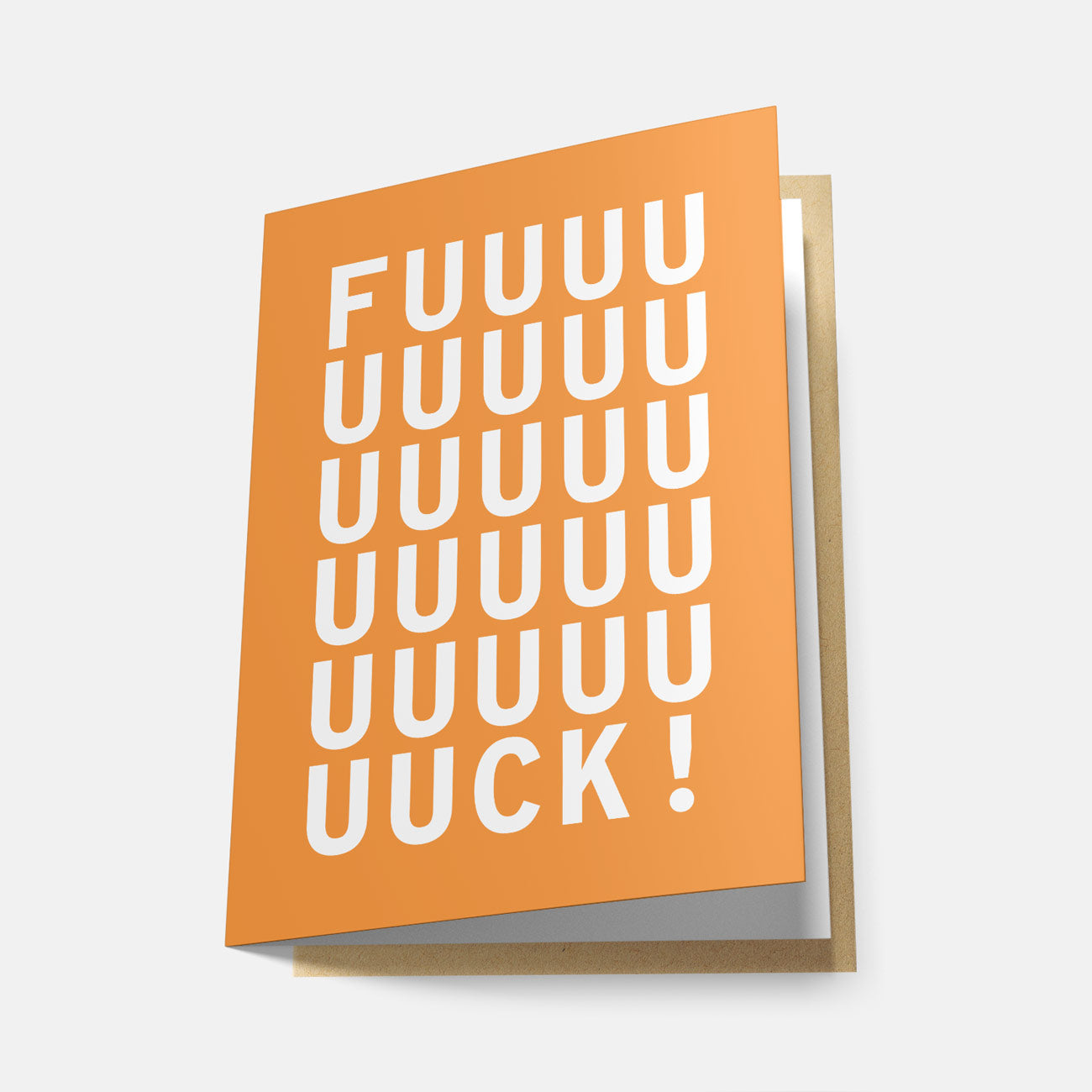 Fuuuck (Rainbow Series) - Greeting Card