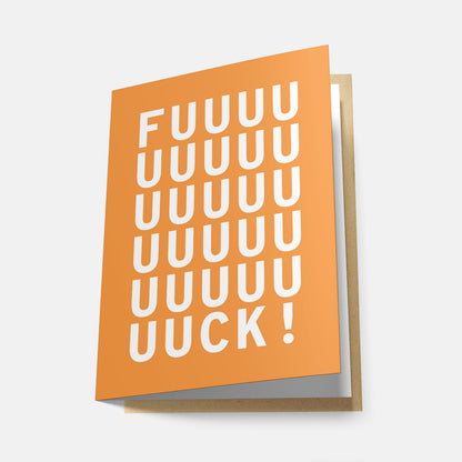 Fuuuck (Rainbow Series) - Greeting Card
