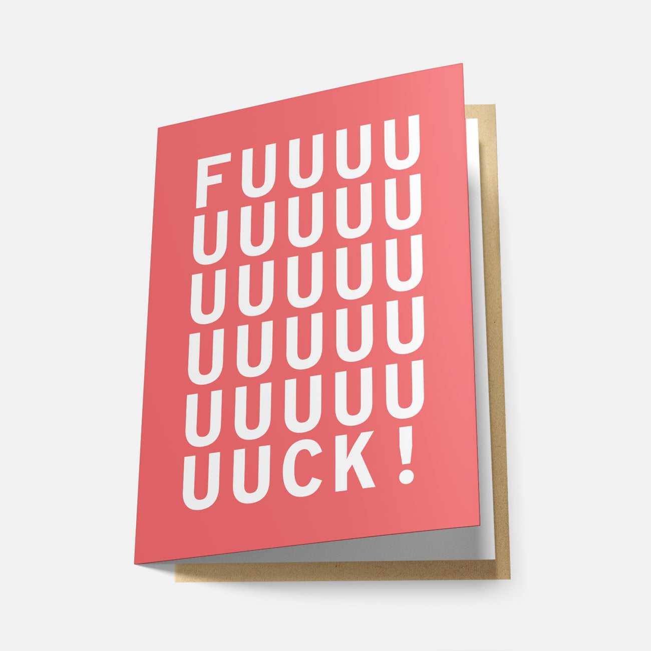 Fuuuck (Rainbow Series) - Greeting Card