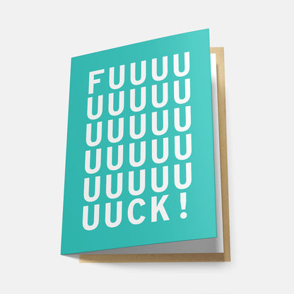 Fuuuck (Rainbow Series) - Greeting Card