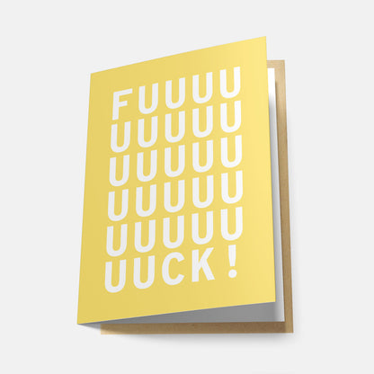 Fuuuck (Rainbow Series) - Greeting Card