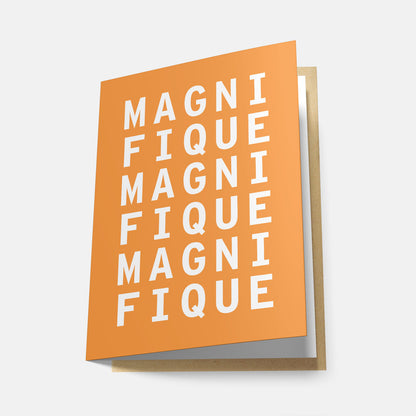 Magnifique (Rainbow Series) - Greeting Card