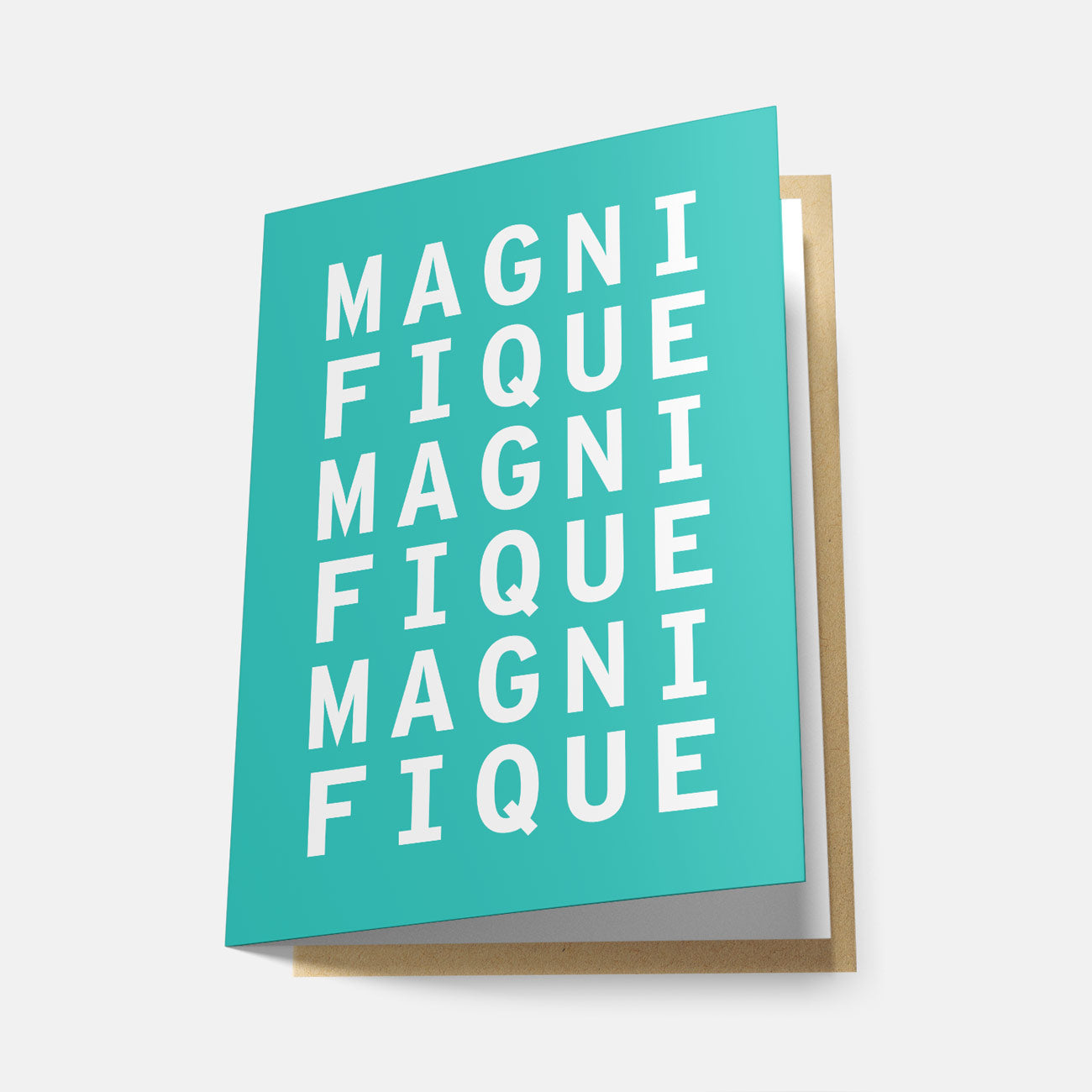 Magnifique (Rainbow Series) - Greeting Card