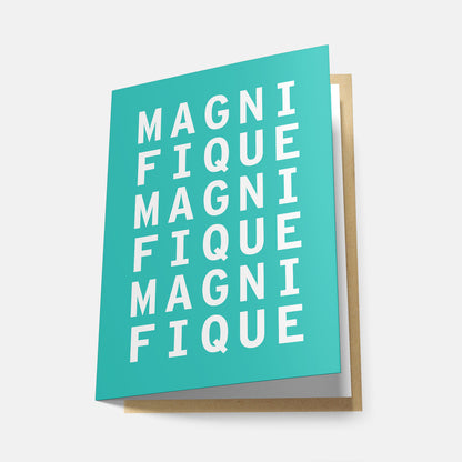 Magnifique (Rainbow Series) - Greeting Card