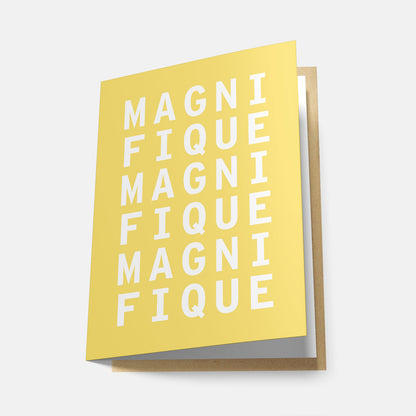 Magnifique (Rainbow Series) - Greeting Card