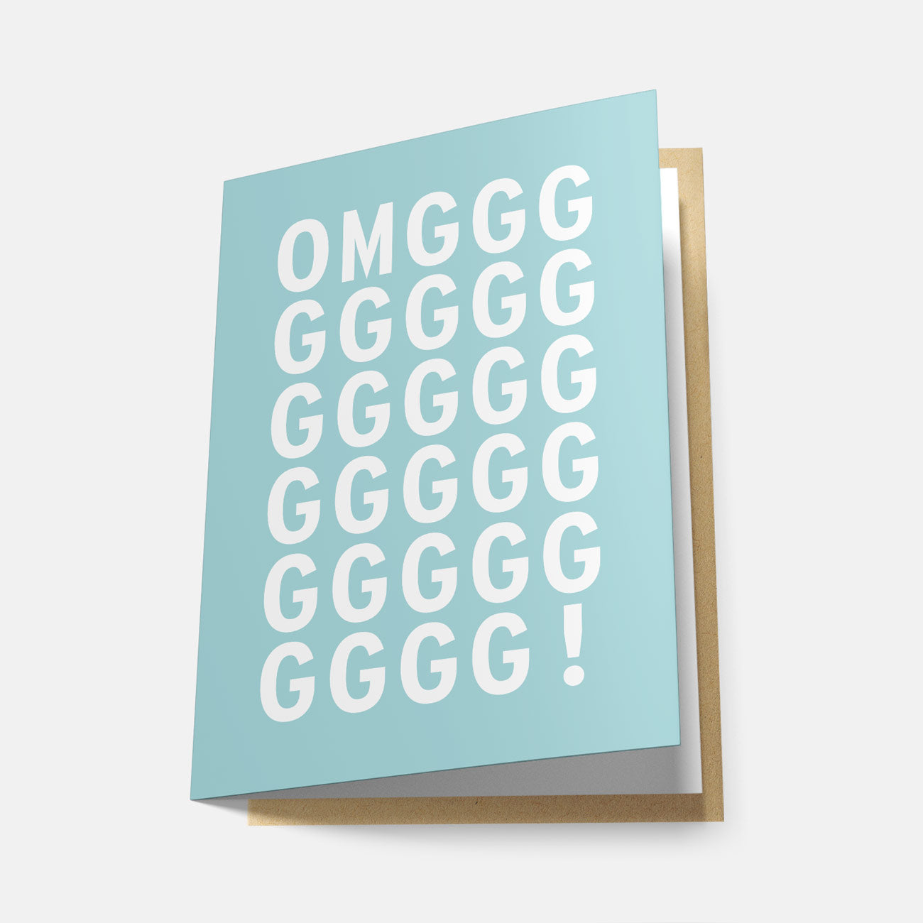 Omggg (Rainbow Series) - Greeting Card