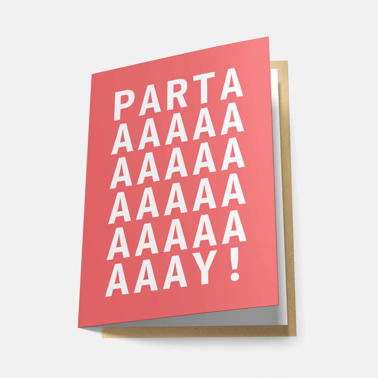 Partaaay (Rainbow Series) Greeting Card