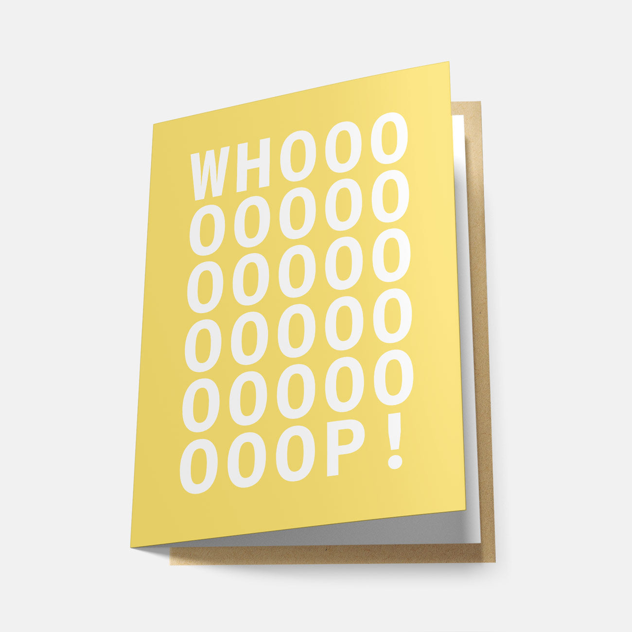 Whooop! (Rainbow Series) - Greeting Card