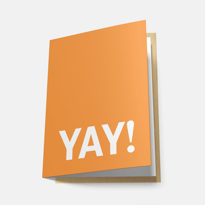 Yay! (Rainbow Series) - Greeting Card