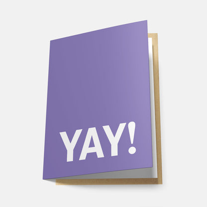 Yay! (Rainbow Series) - Greeting Card