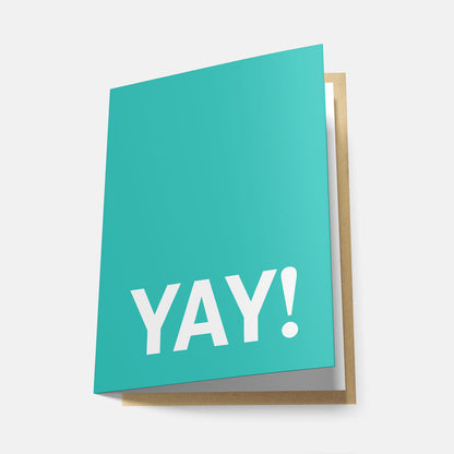 Yay! (Rainbow Series) - Greeting Card