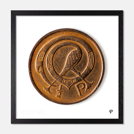 Half Penny Coin Print