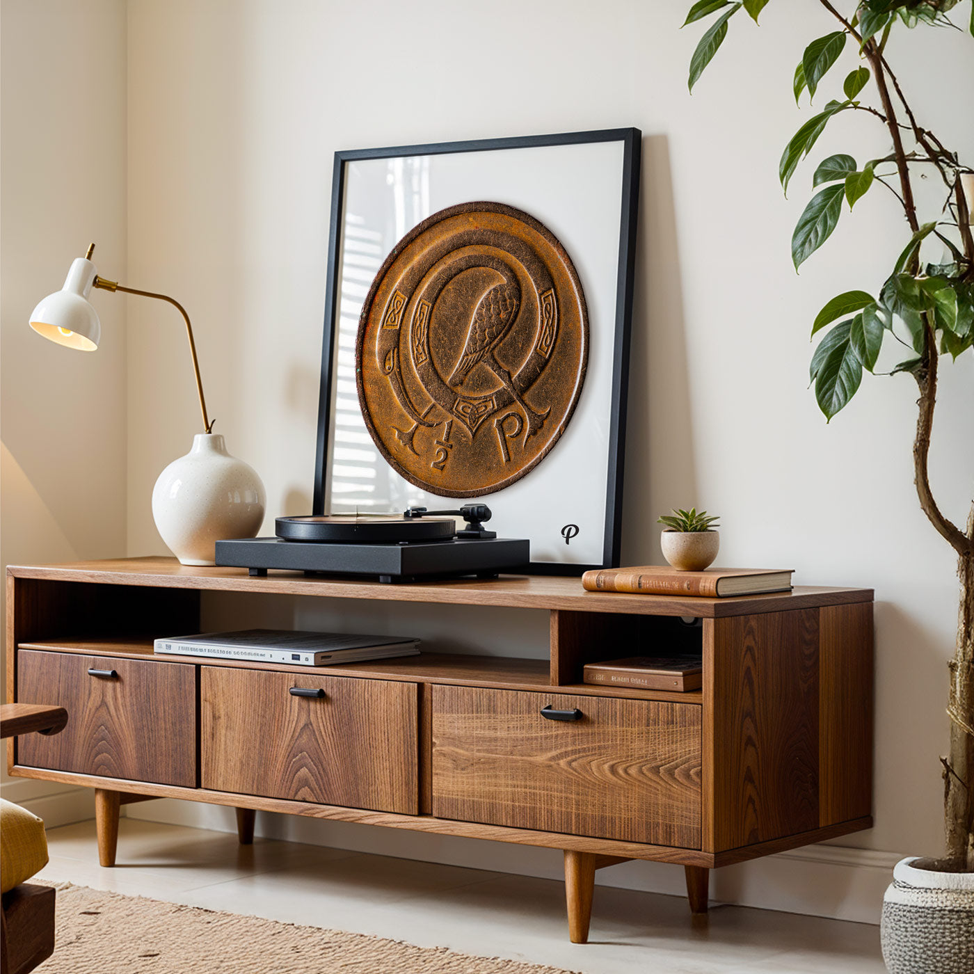 Half Penny Coin Print