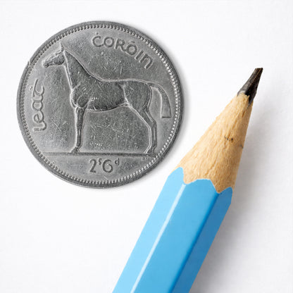 Irish Half Crown (Two Shillings and Sixpence) Coin – Horse by Percy Metcalfe - Coin Print