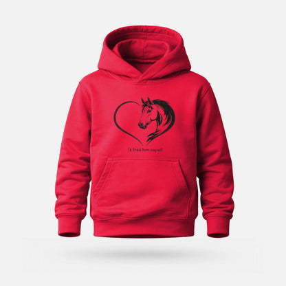 Is Breá Liom Capaill - Kids' Hoodie - Spailpín - 7-8 Years / Fuchsia 3