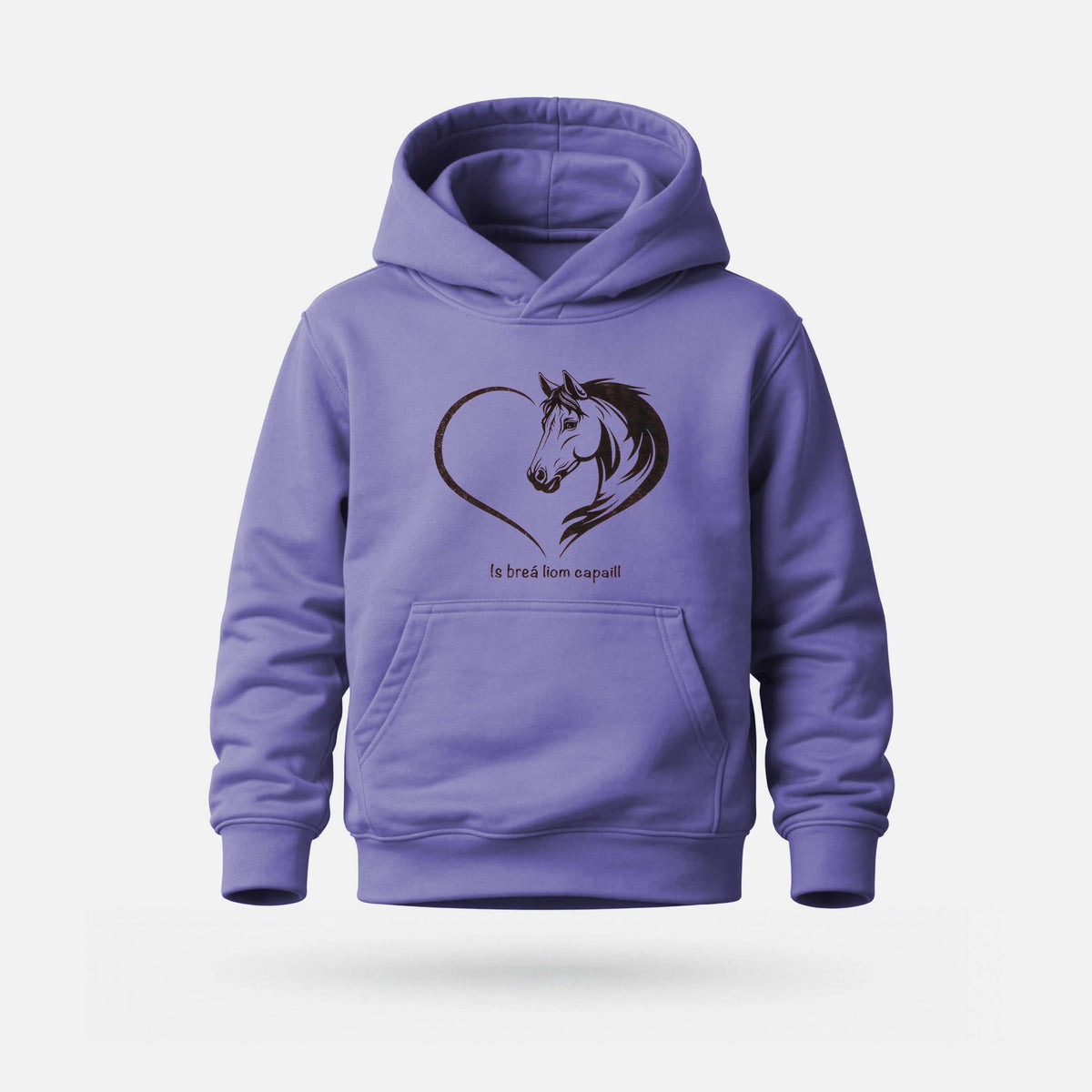 Is Breá Liom Capaill - Kids' Hoodie - Spailpín - 7-8 Years / Purple