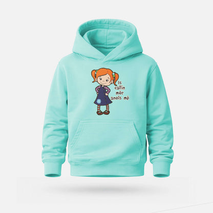 Is Cailín Mór Anois Mé - Kids' Hoodie - Spailpín - 1-2 Years / Aqua
