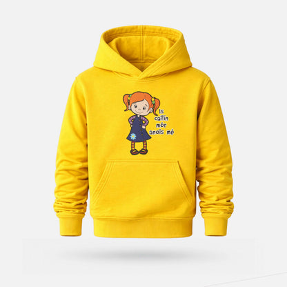 Is Cailín Mór Anois Mé - Kids' Hoodie - Spailpín - 1-2 Years / Yellow