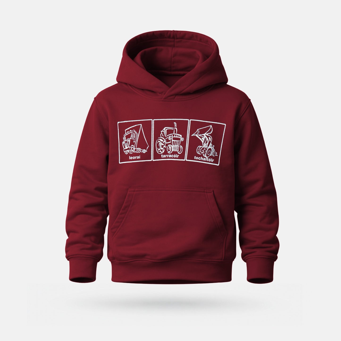 Leoraí, Tarracóir, Tochaltóir - Kids' Hoodie