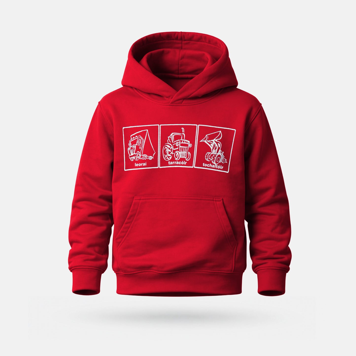 Leoraí, Tarracóir, Tochaltóir - Kids' Hoodie