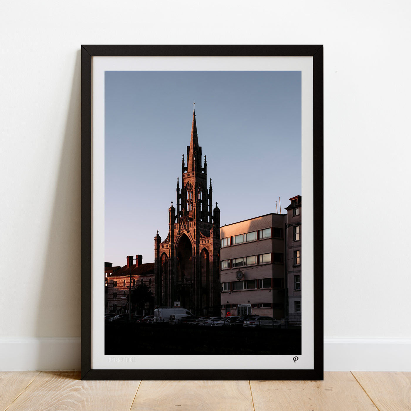 Father Matthew's Quay Last Light Print