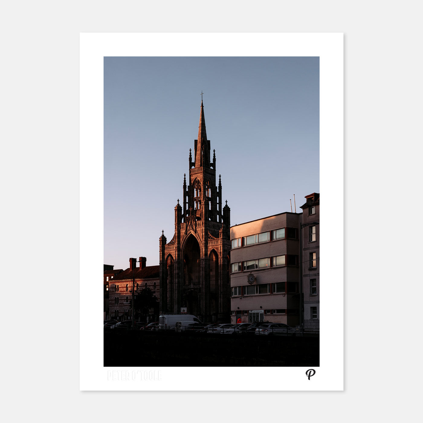 Father Matthew's Quay Last Light Print