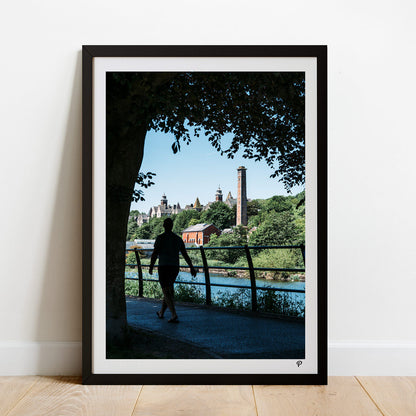 Leisurely Walk Through Lee Fields Print